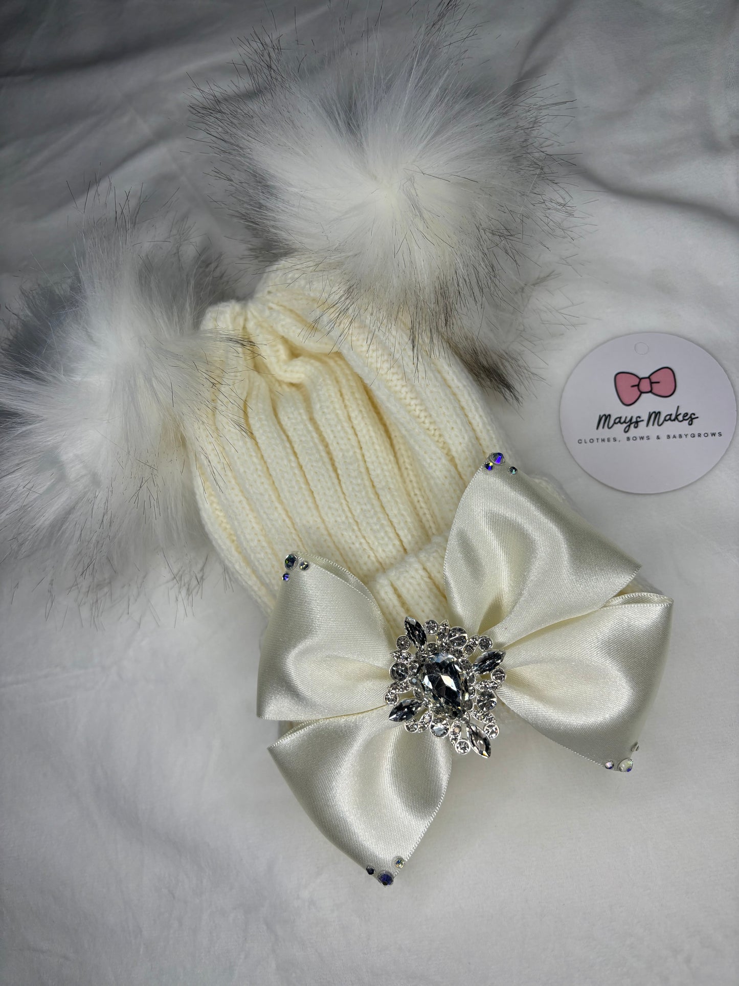 Pom Pom Hat 0-2yrs