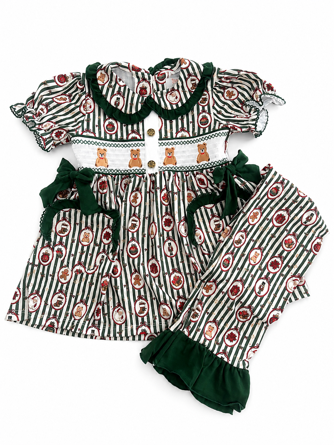 PRE ORDER 🧸 Christmas Bear Pjs Girls