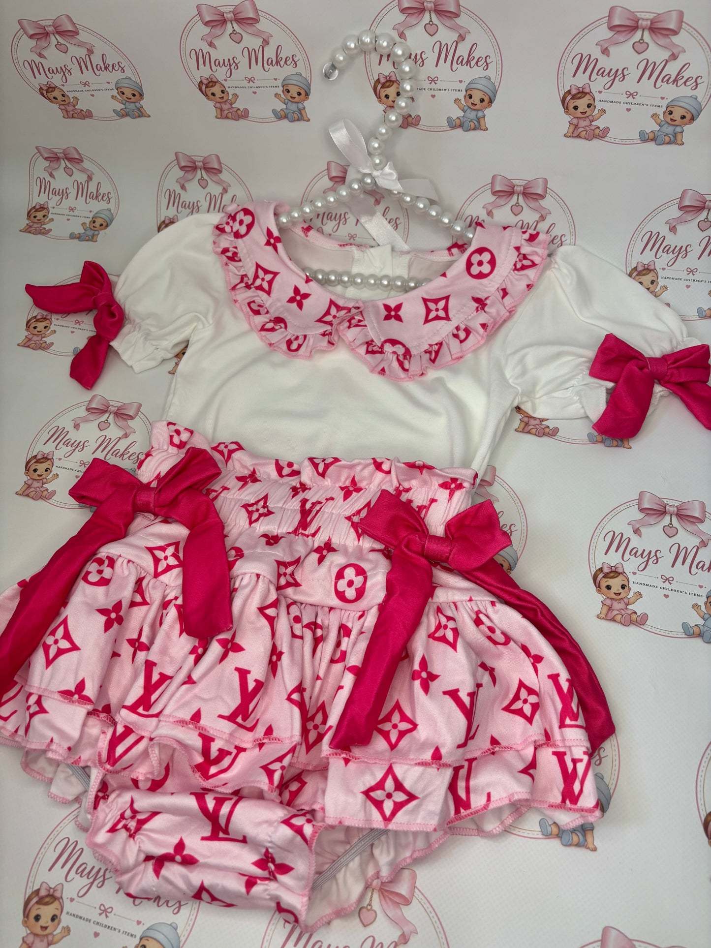 Pink Bloomer Set