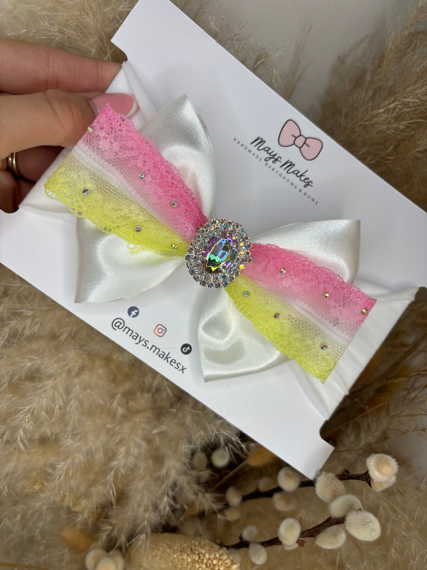 Pink Lemonade Bow