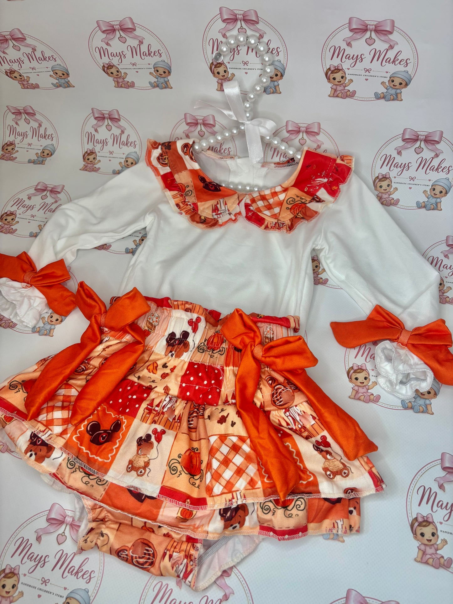 Autumnal Disney Bear Bloomer Set