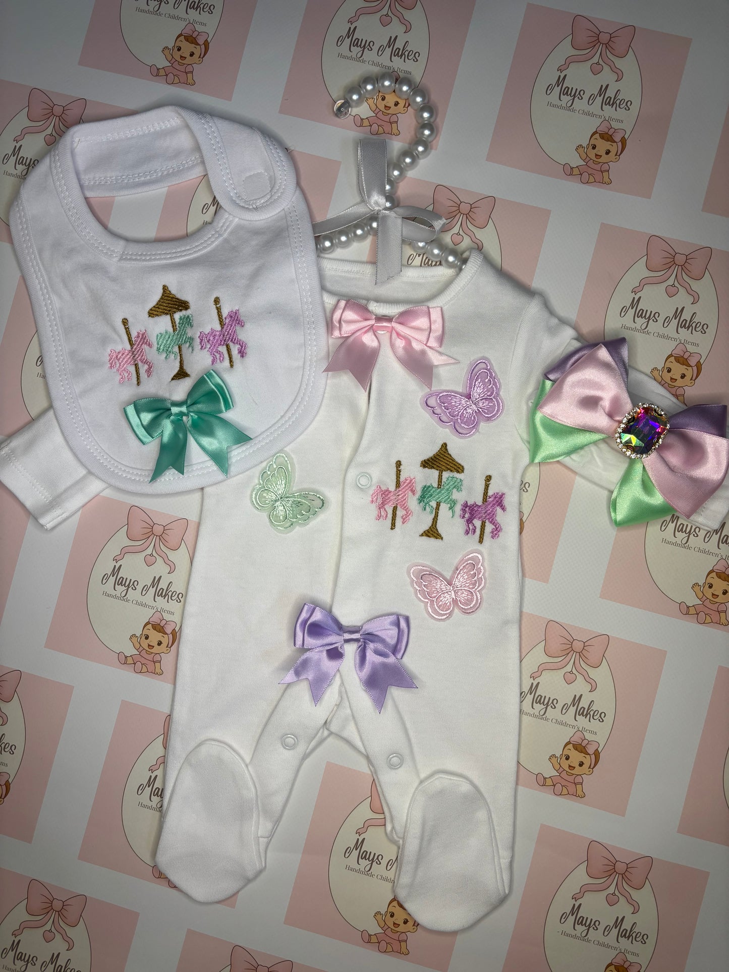 Carousel Sleepsuit Set
