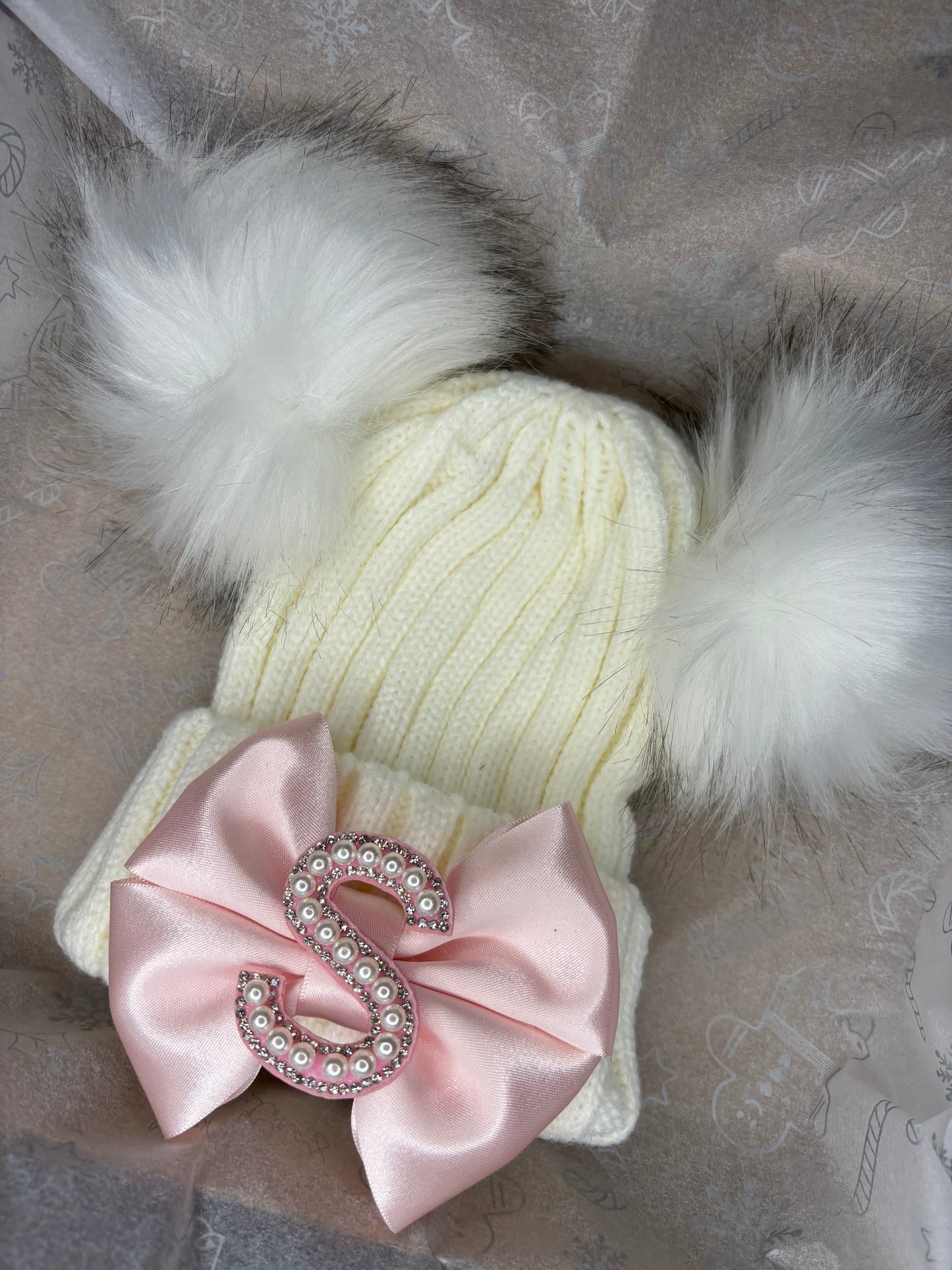 Pom Pom Hat 0-2yrs