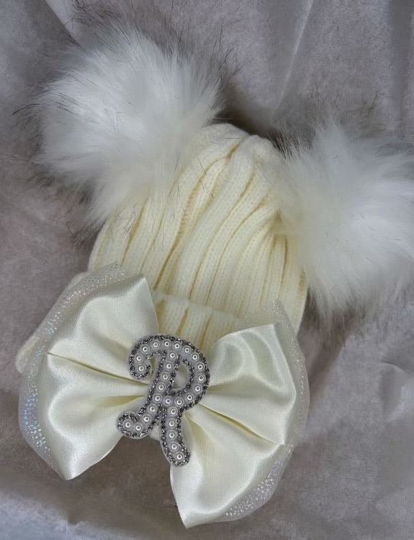 Pom Pom Hat 0-2yrs