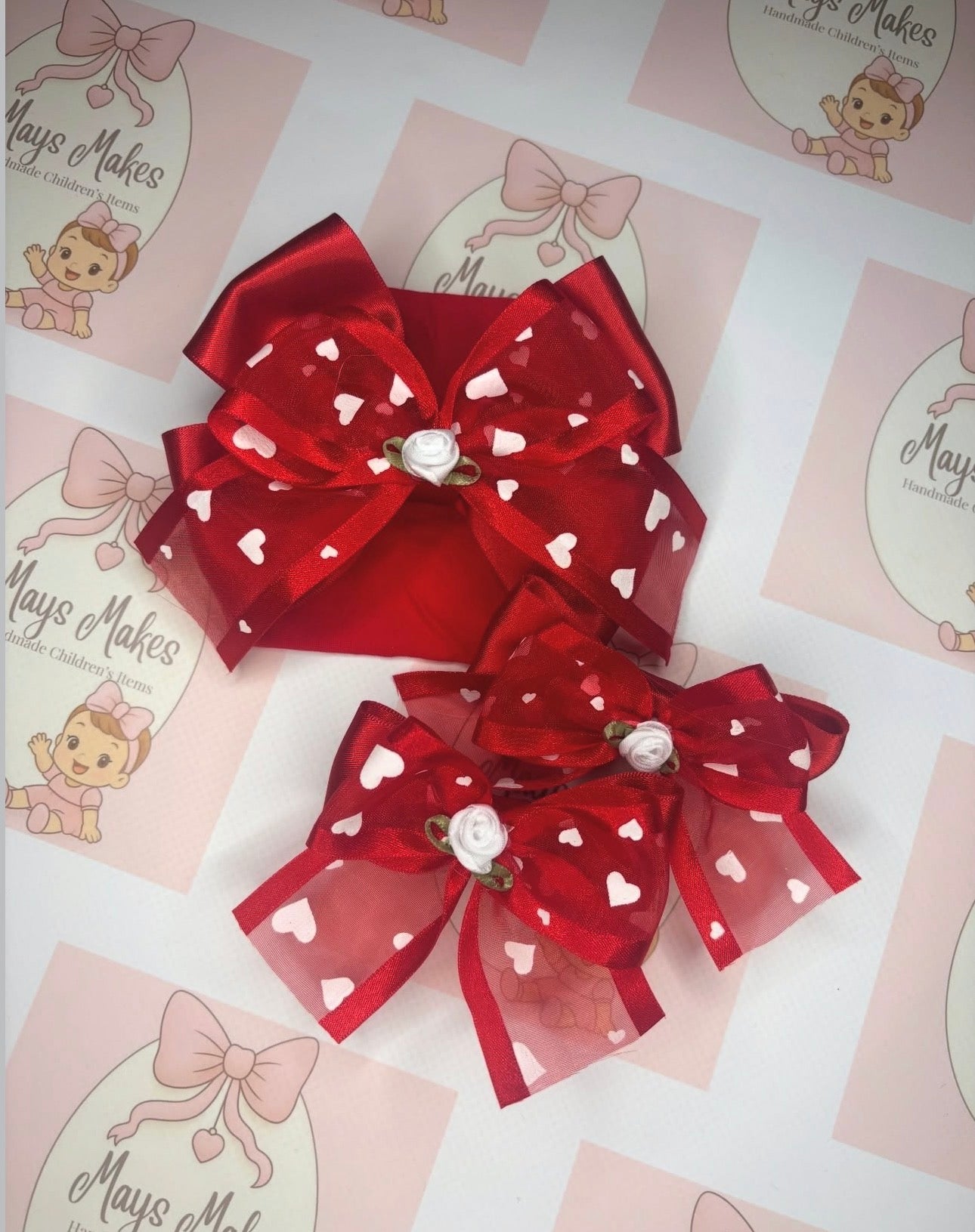 Love Heart Bows