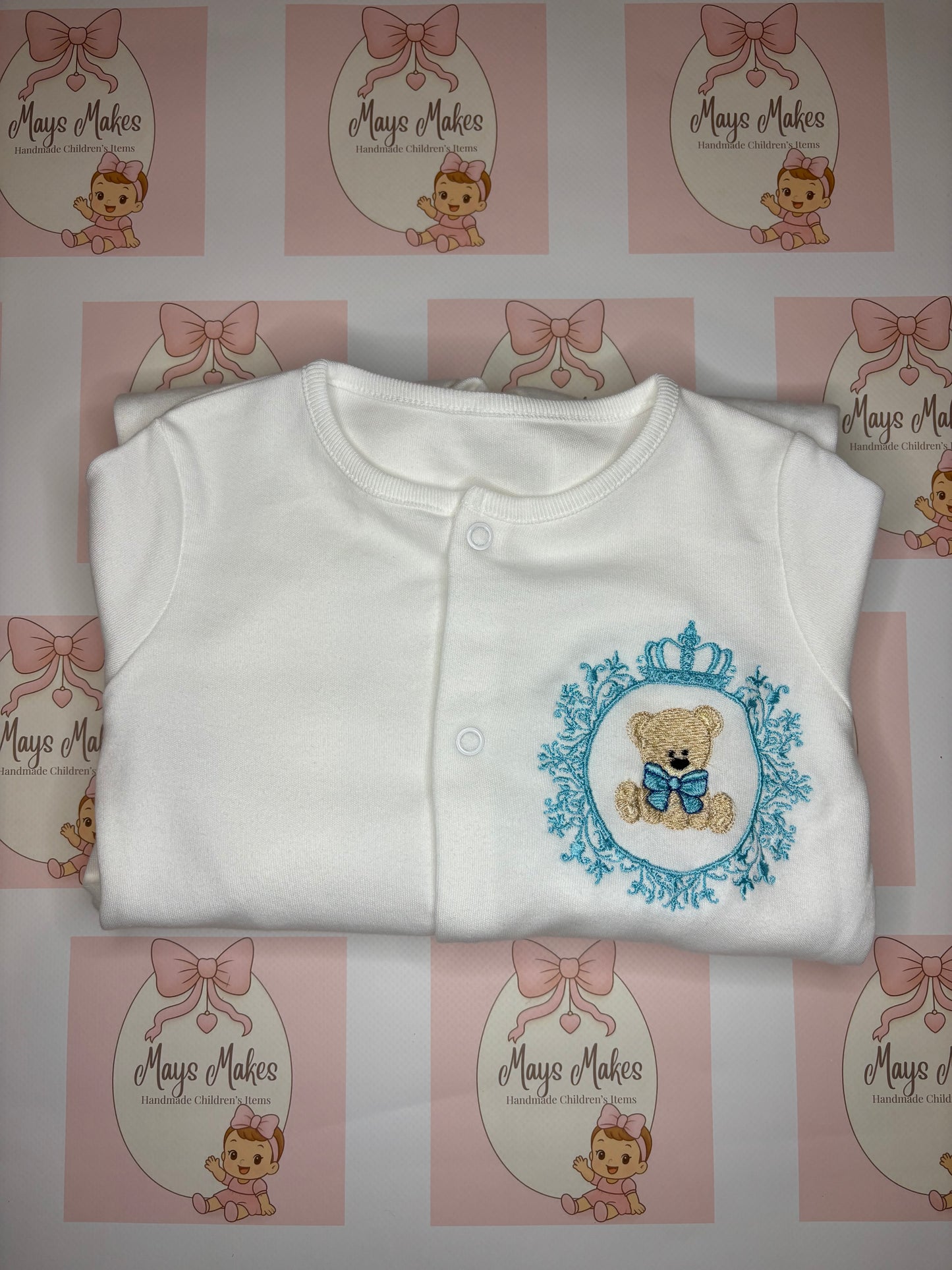 Bear Crest Sleepsuit