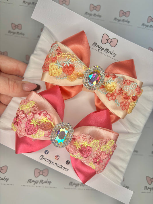 Fruits Lace Bow