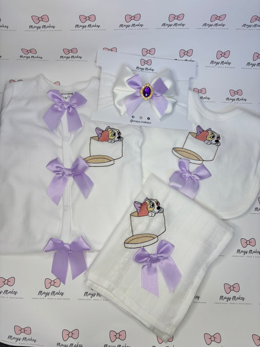 3-6m Lady 4pc Set