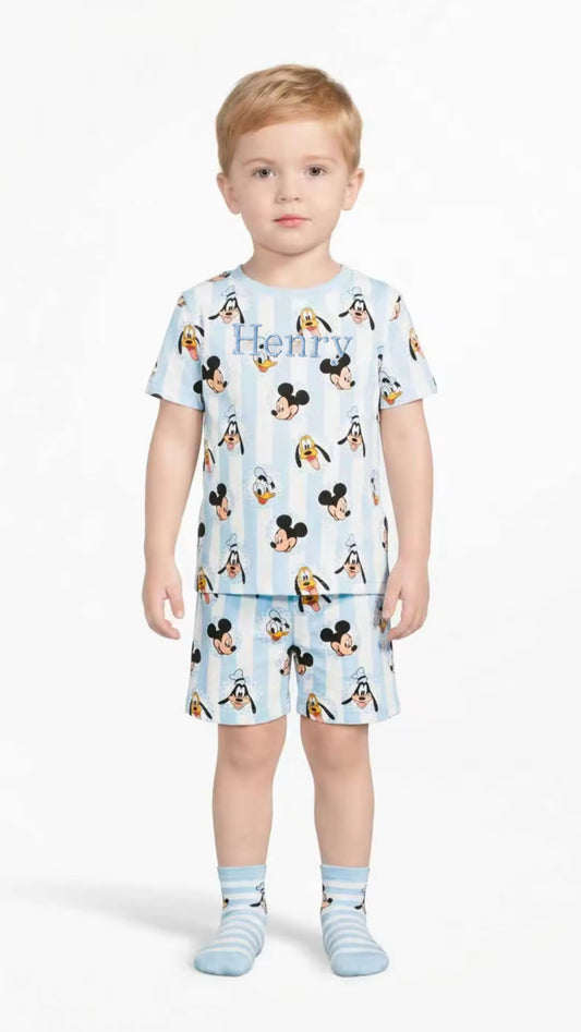PRE ORDER - Personalised Mickey Pjs