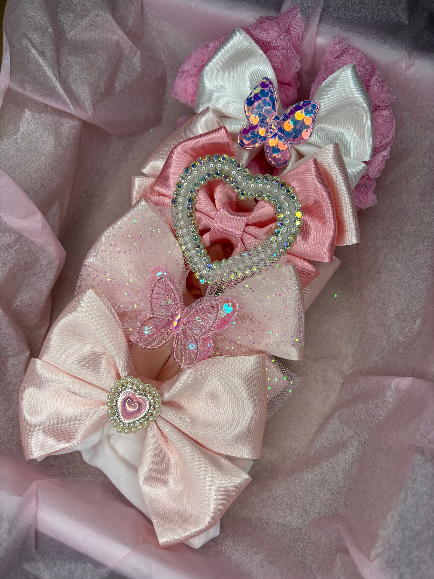 MYSTERY box of 4 headband bows