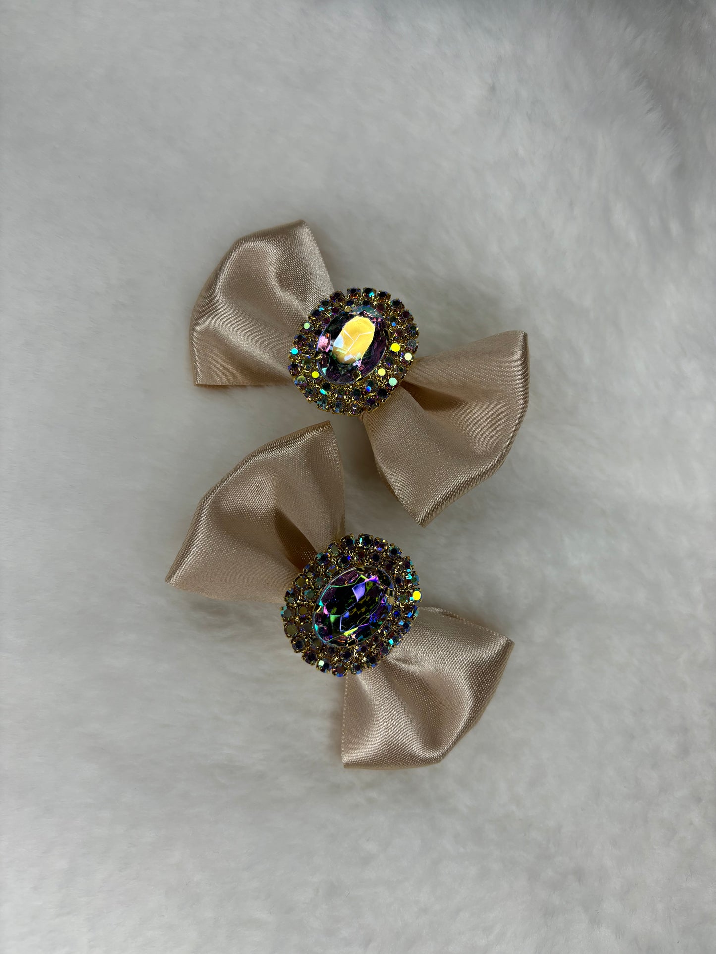 Creamy Gold Clips