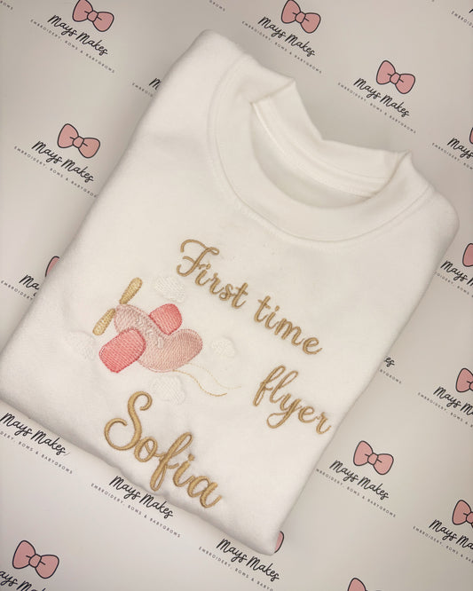 First time flyer tshirt/jumper