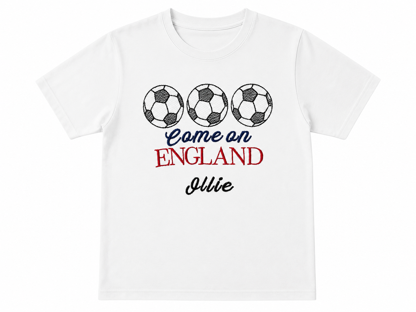 Personalised ENGLAND 🏆 T-Shirt