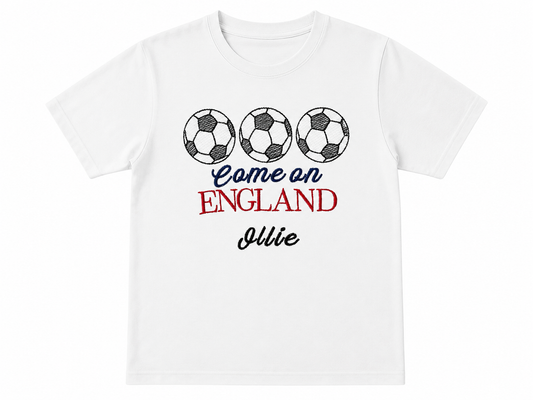 Personalised ENGLAND 🏆 T-Shirt