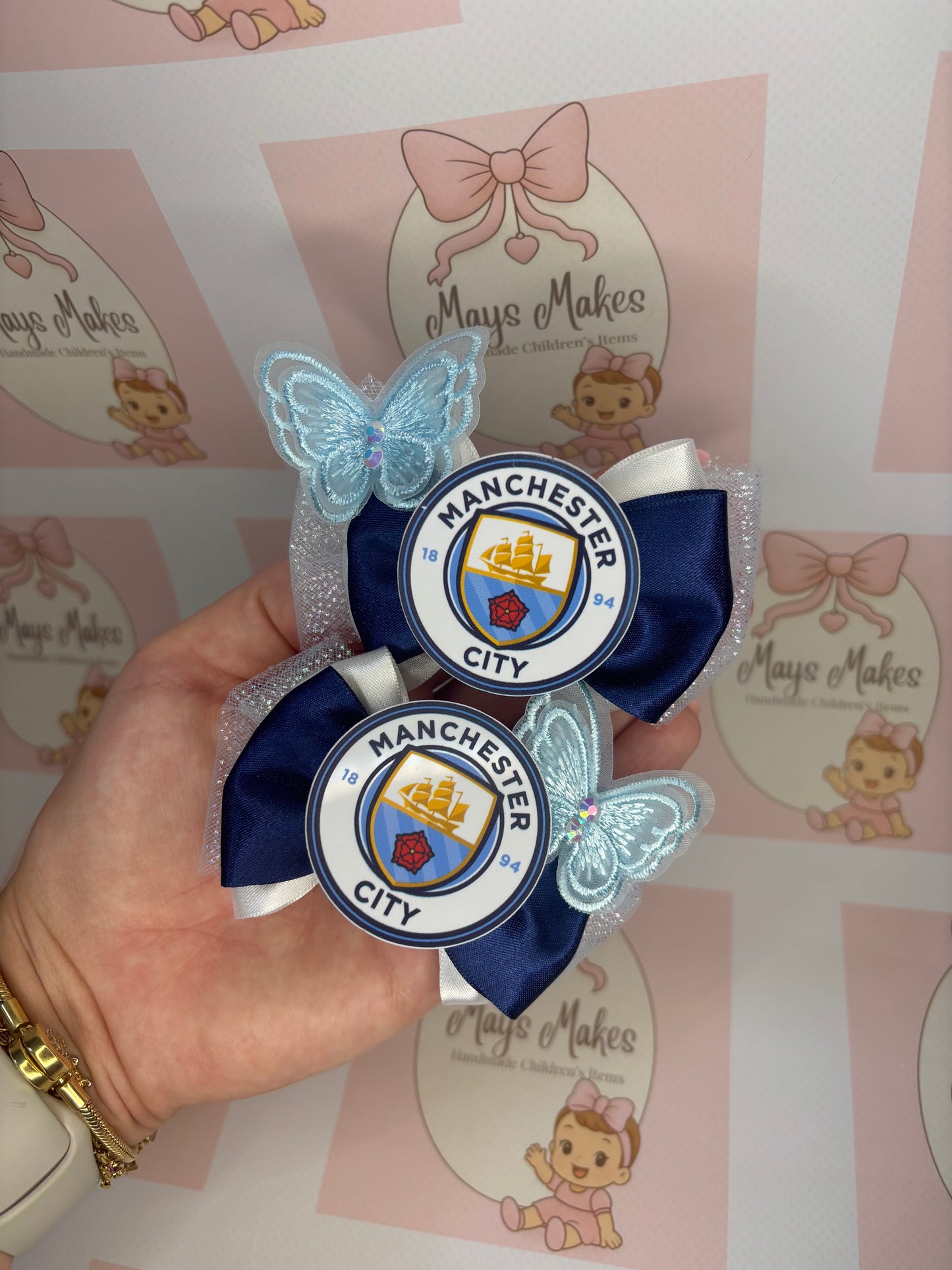 Man City Bows🩵