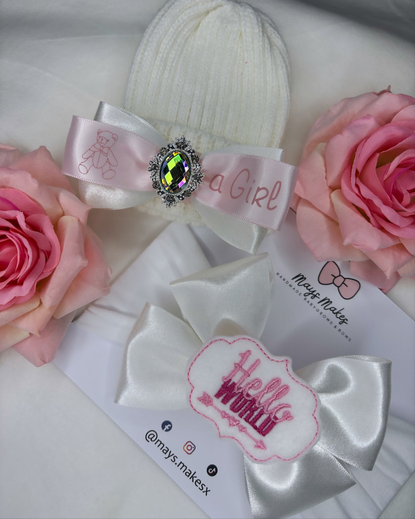 Hospital Hat & Bow Bundle