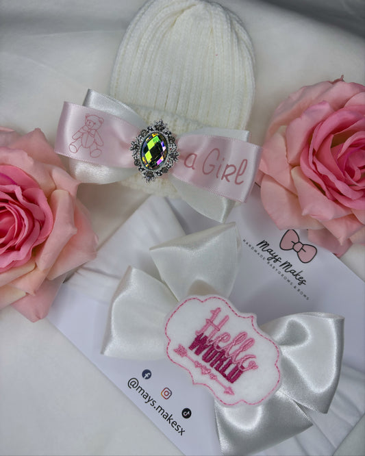 Hospital Hat & Bow Bundle