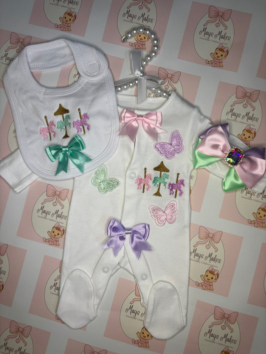 Carousel Sleepsuit Set