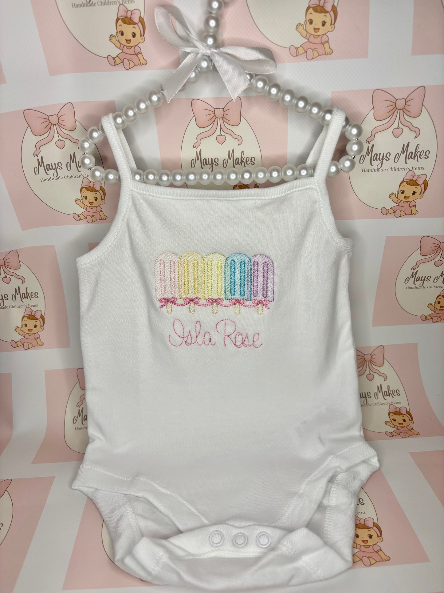 Embroidered Icepop Vest