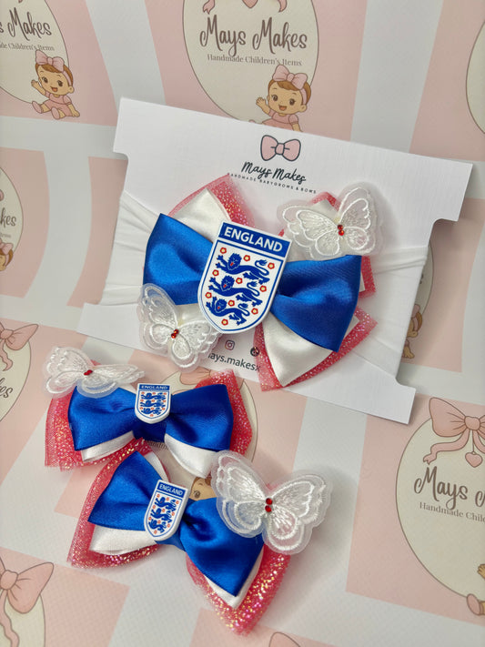 World Cup 🏆 Football Bows 🏴󠁧󠁢󠁥󠁮󠁧󠁿
