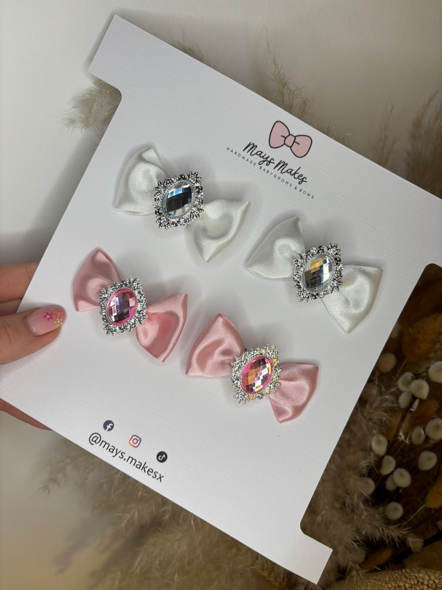 Mini Pigtail Clips (1 pair)
