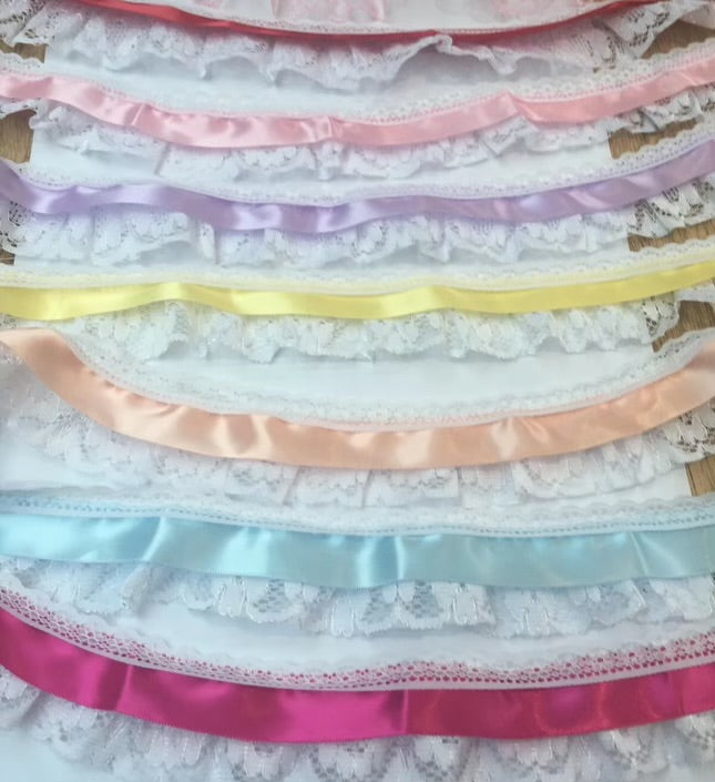 Frilly Sleepsuit (select colour option)